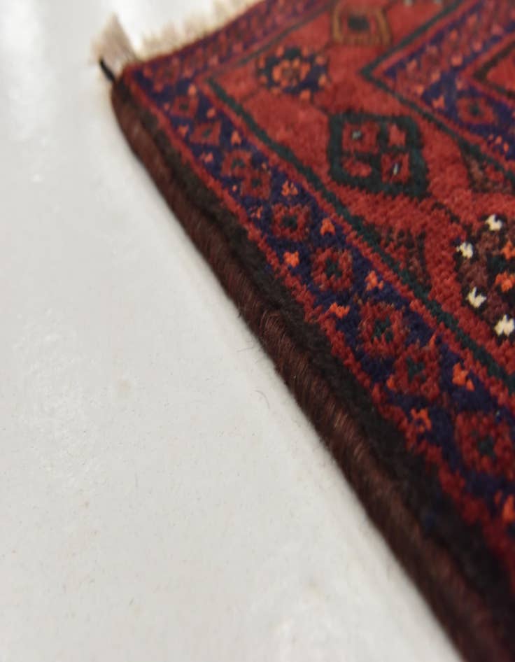 Detail image of  4' 10 x 12' 9  Hand Knotted Sirjan Persian Wool Runner Rug