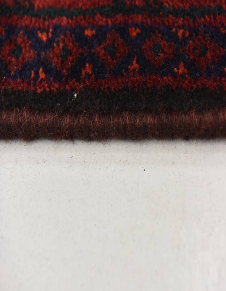 Detail image of  4' 10 x 12' 9  Hand Knotted Sirjan Persian Wool Runner Rug