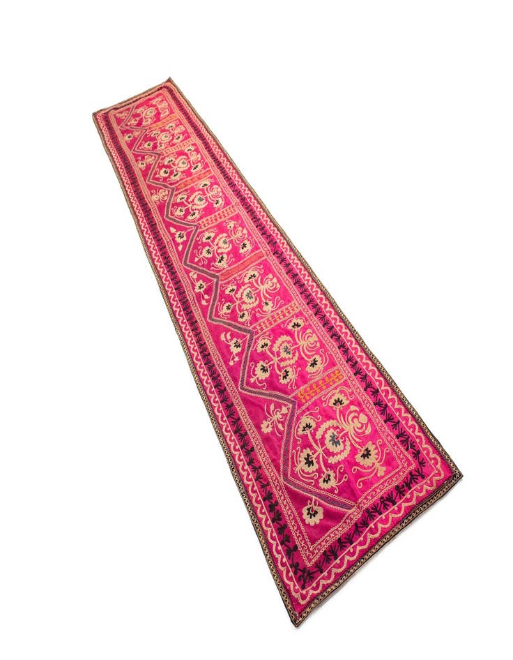 Detail image of  2' 4 x 11' 3 Suzani Runner Rug