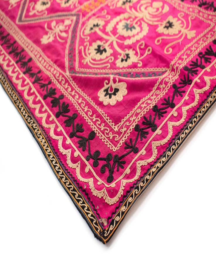 Detail image of  2' 4 x 11' 3 Suzani Runner Rug