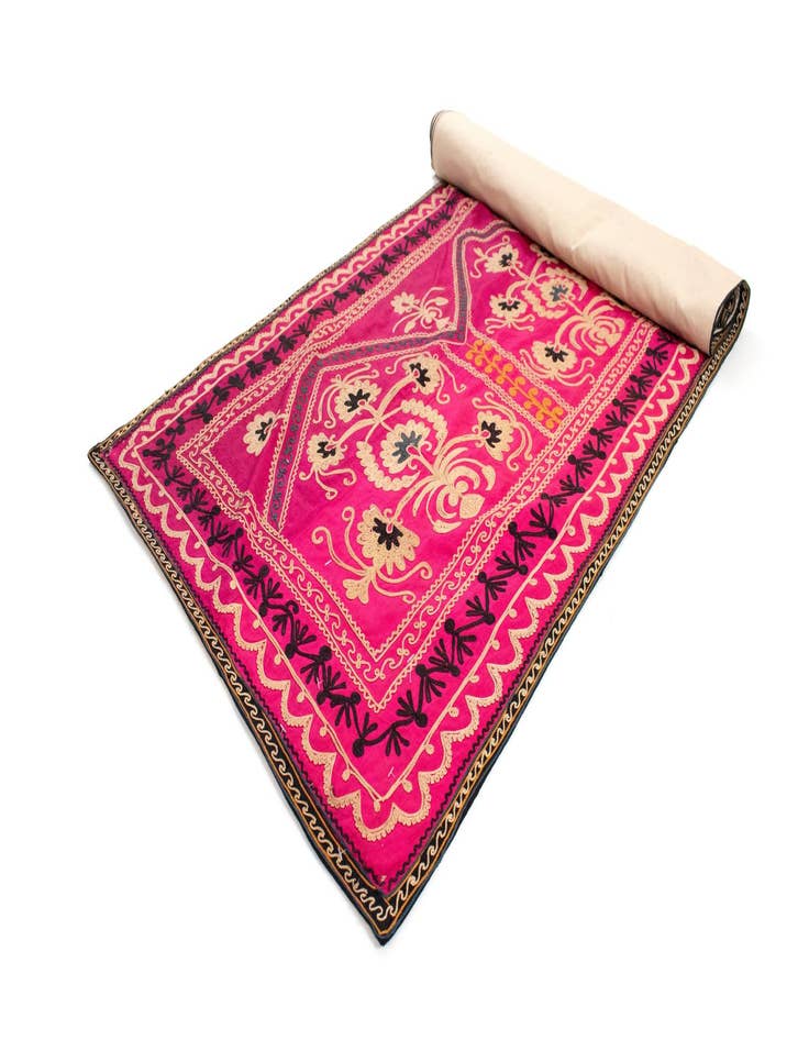 Detail image of  2' 4 x 11' 3 Suzani Runner Rug