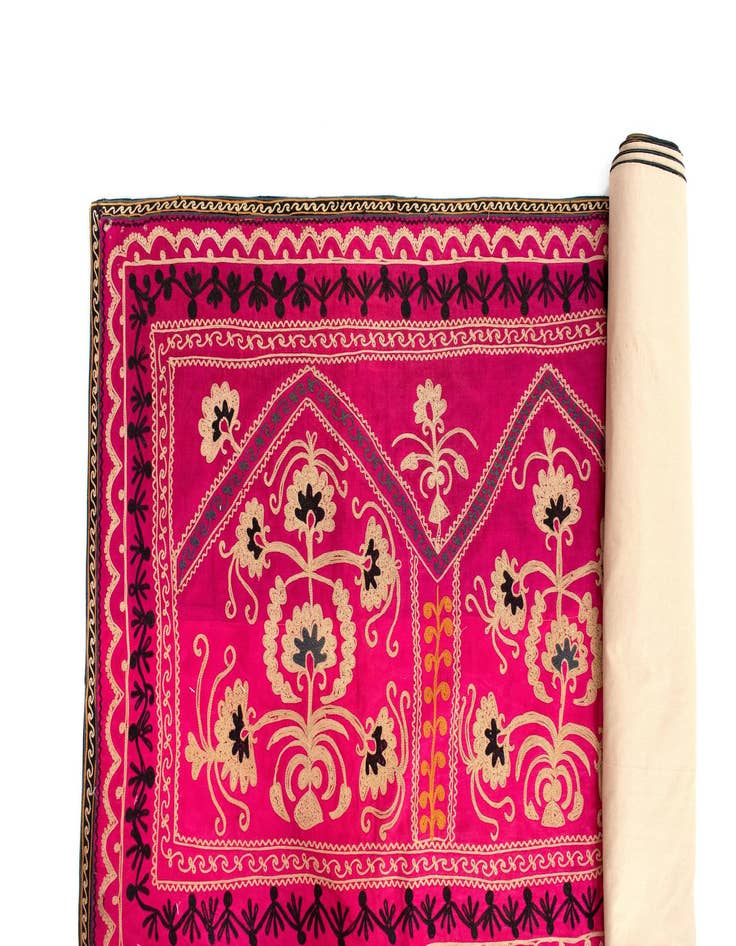 Detail image of  2' 4 x 11' 3 Suzani Runner Rug