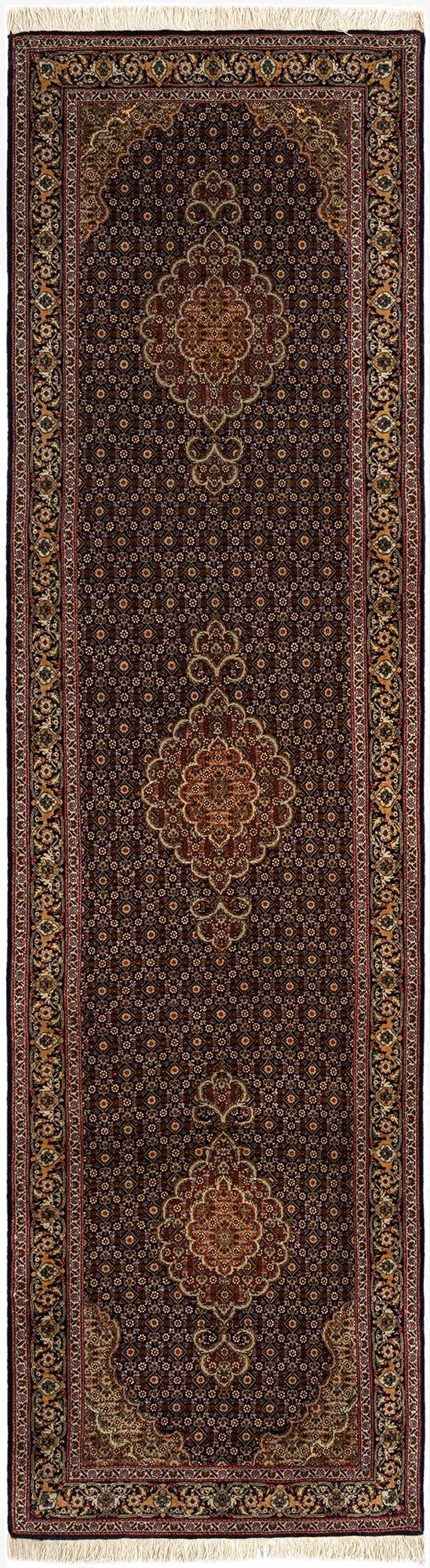  2' 9 x 9' 11 Tabriz Mahi Wool Runner Rug