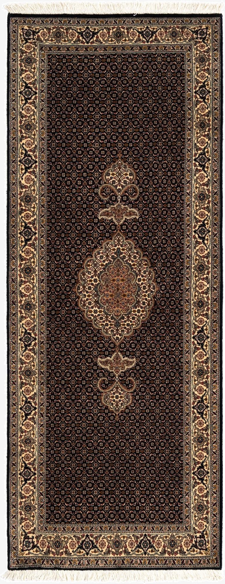  2' 7 x 6' 11 Tabriz Mahi Wool Runner Rug