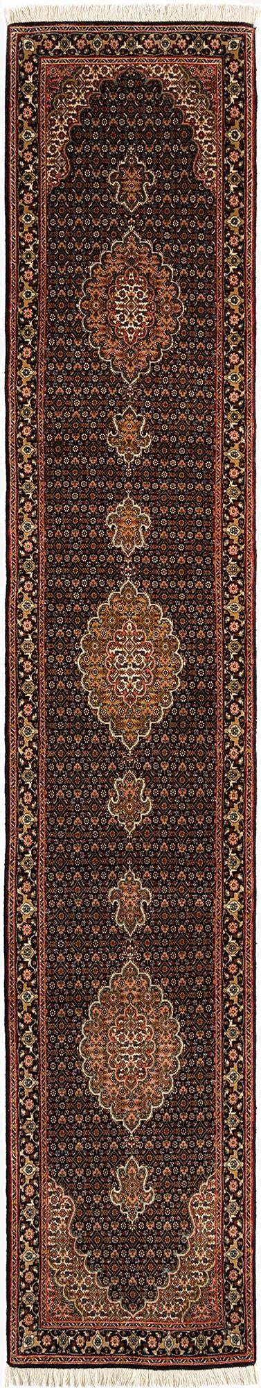  2' x 10' 9 Tabriz Mahi Wool Runner Rug