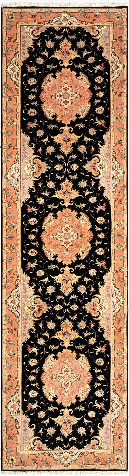  2' 11 x 10' 6 Tabriz Runner Rug