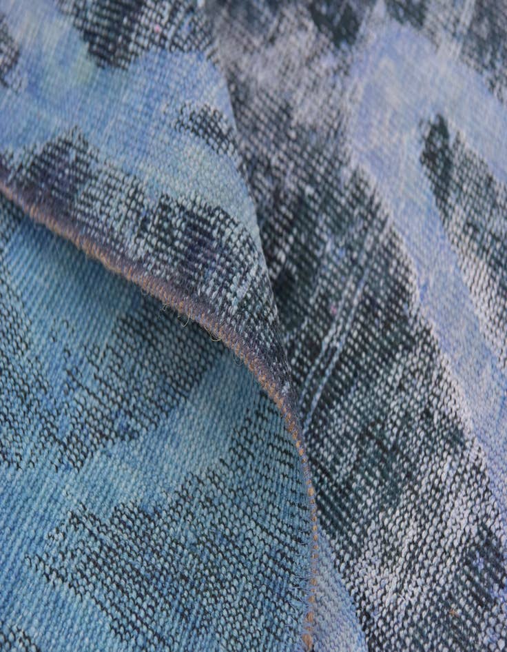 Detail image of  4' 6 x 7' 6  Hand Knotted Ultra Vintage Persian Wool Runner Rug