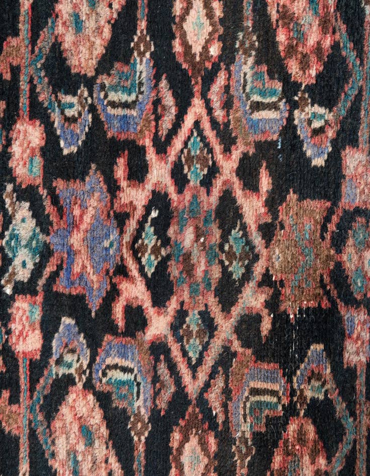 Detail image of  2' 1 x 9' 4  Hand Knotted Ultra Vintage Persian Wool Runner Rug