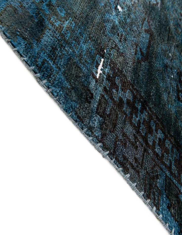 Detail image of  3' 8 x 8' 4  Hand Knotted Ultra Vintage Persian Wool Runner Rug