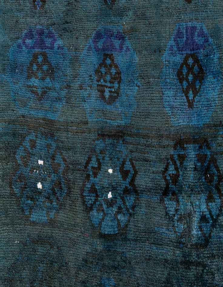 Detail image of  3' 8 x 8' 4  Hand Knotted Ultra Vintage Persian Wool Runner Rug