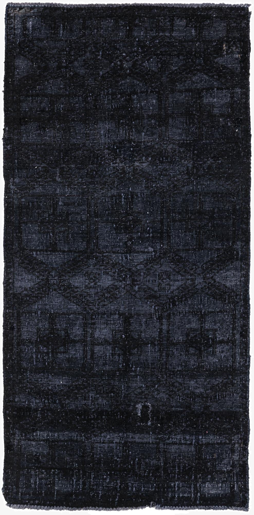  2' 5 x 5' 1  Hand Knotted Ultra Vintage Persian Wool Runner Rug