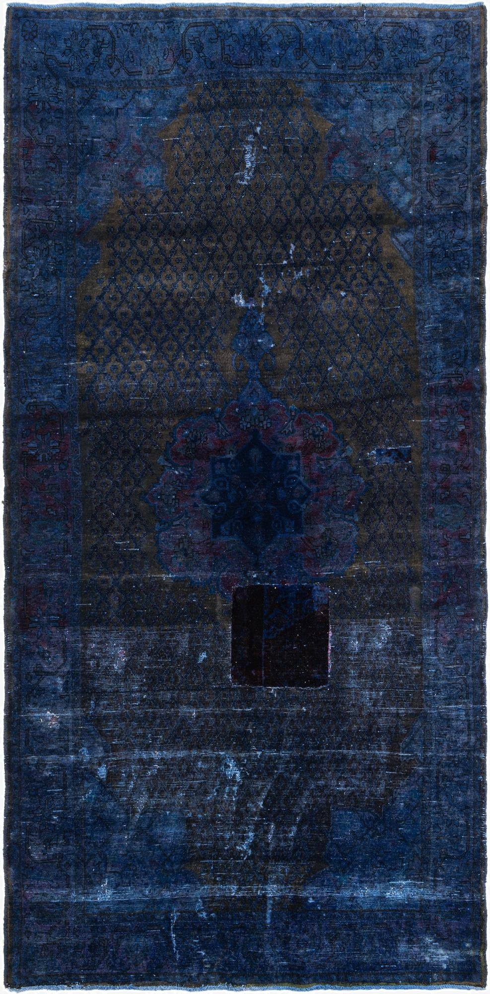  5' x 10' 5  Hand Knotted Ultra Vintage Persian Wool Runner Rug