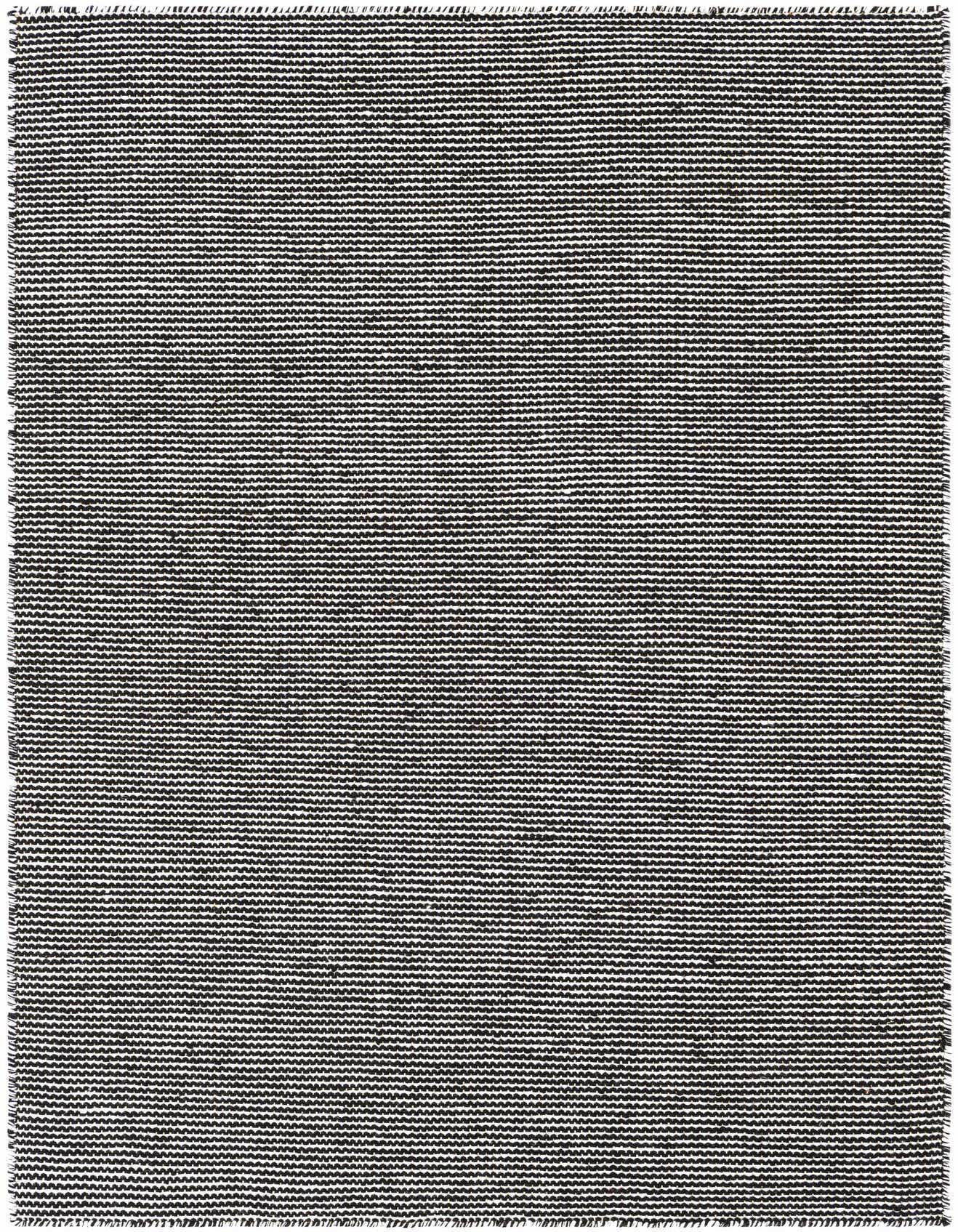 A 3x5 rectangular Jill Zarin Palm Springs Outdoor rug in Black Sky, featuring a modern striped pattern with textured pile, suitable for indoor or outdoor use.