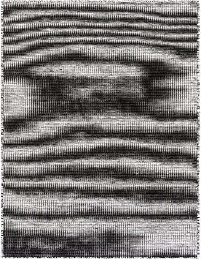 A black and white striped Jill Zarin Palm Springs Outdoor runner rug, perfect for a modern hallway or patio.