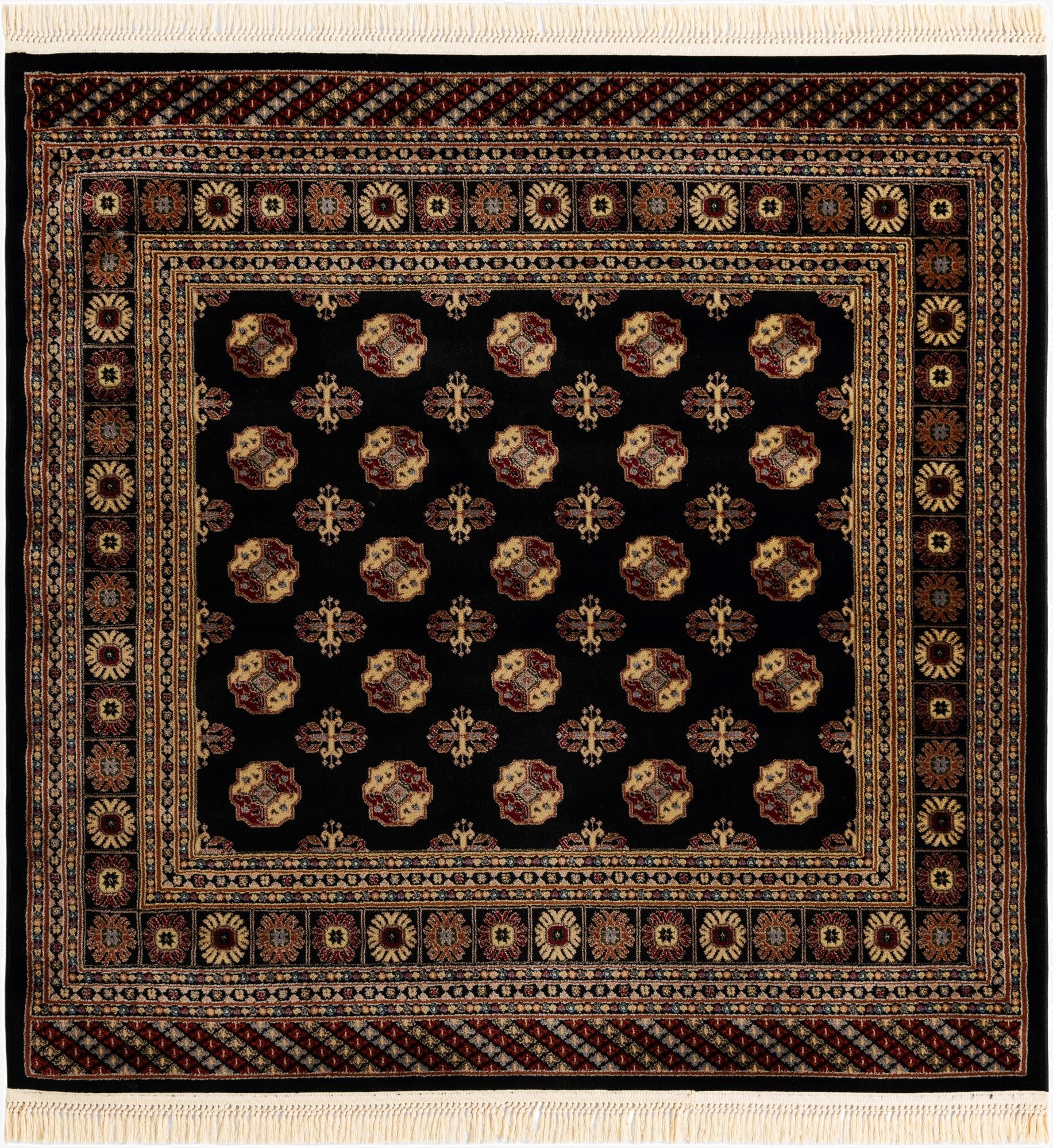  6' x 6' Bokhara Square Rug