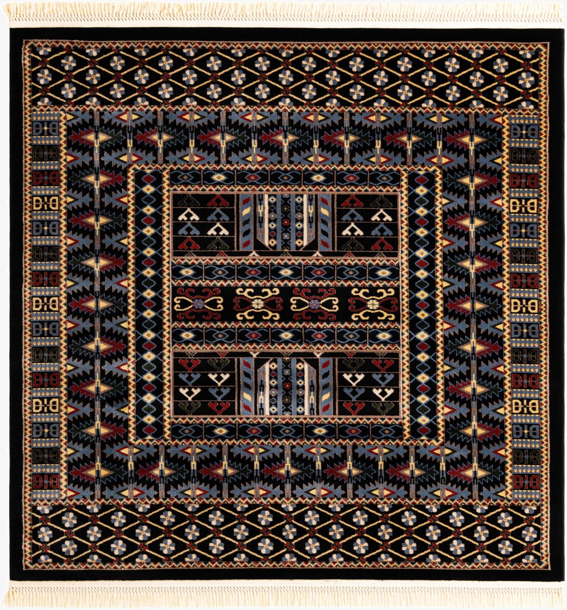  6' x 6' Bokhara Square Rug