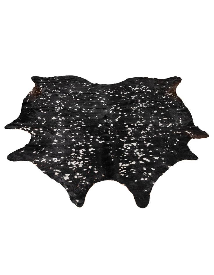 Detail image of  6' 8 x 6' 8 Cowhide Leather Square Rug