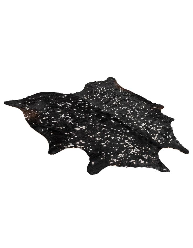 Detail image of  6' 8 x 6' 8 Cowhide Leather Square Rug