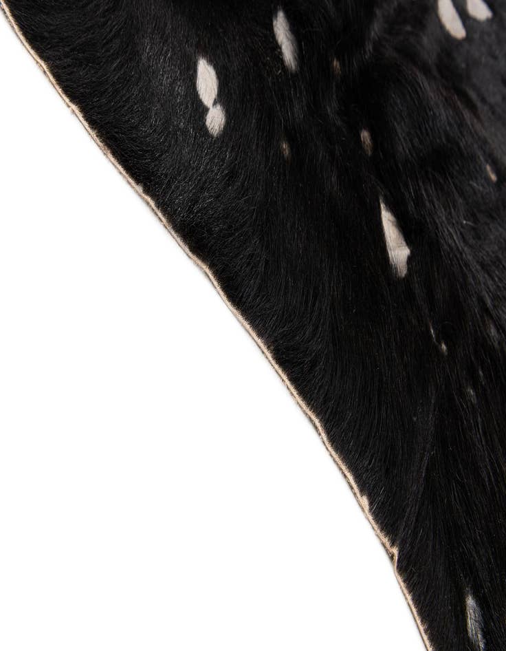 Detail image of  6' 8 x 6' 8 Cowhide Leather Square Rug