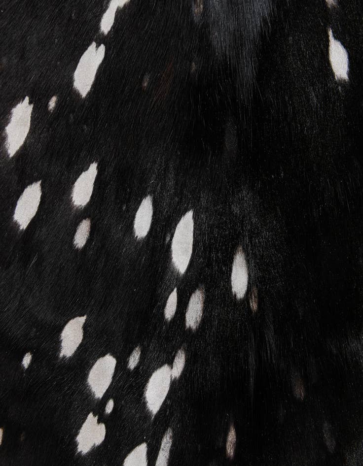 Detail image of  6' 8 x 6' 8 Cowhide Leather Square Rug