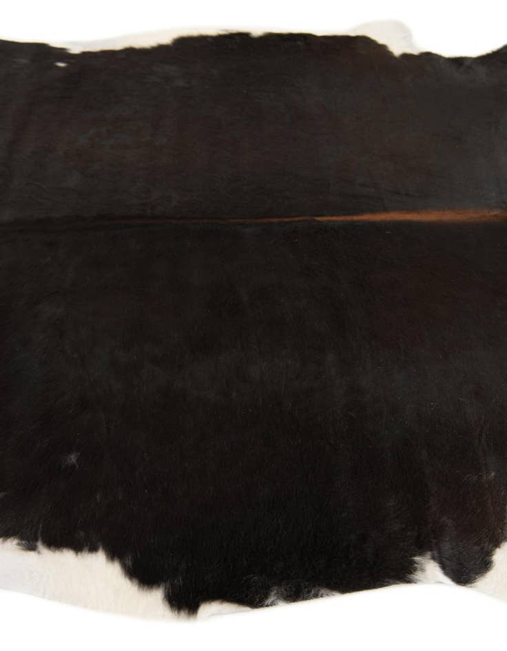 Detail image of  5' 10 x 6' 4 Cowhide Leather Square Rug