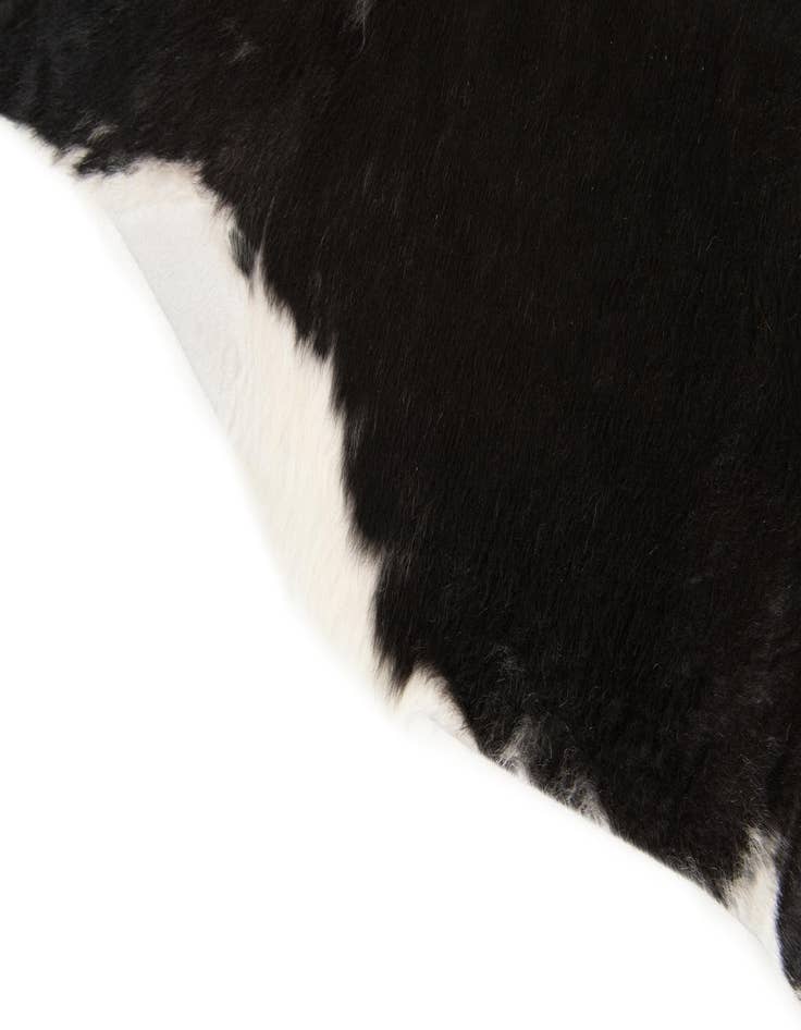 Detail image of  5' 10 x 6' 4 Cowhide Leather Square Rug