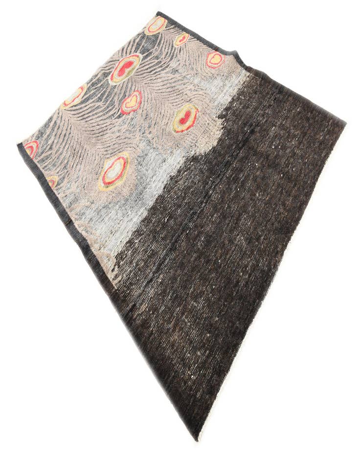 Detail image of  5' 6 x 6' 11  Hand Knotted Darya Wool Square Rug