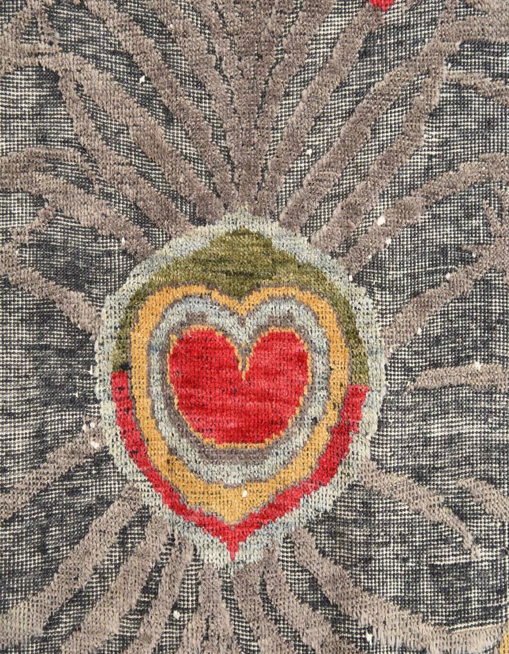 Detail image of  5' 6 x 6' 11  Hand Knotted Darya Wool Square Rug