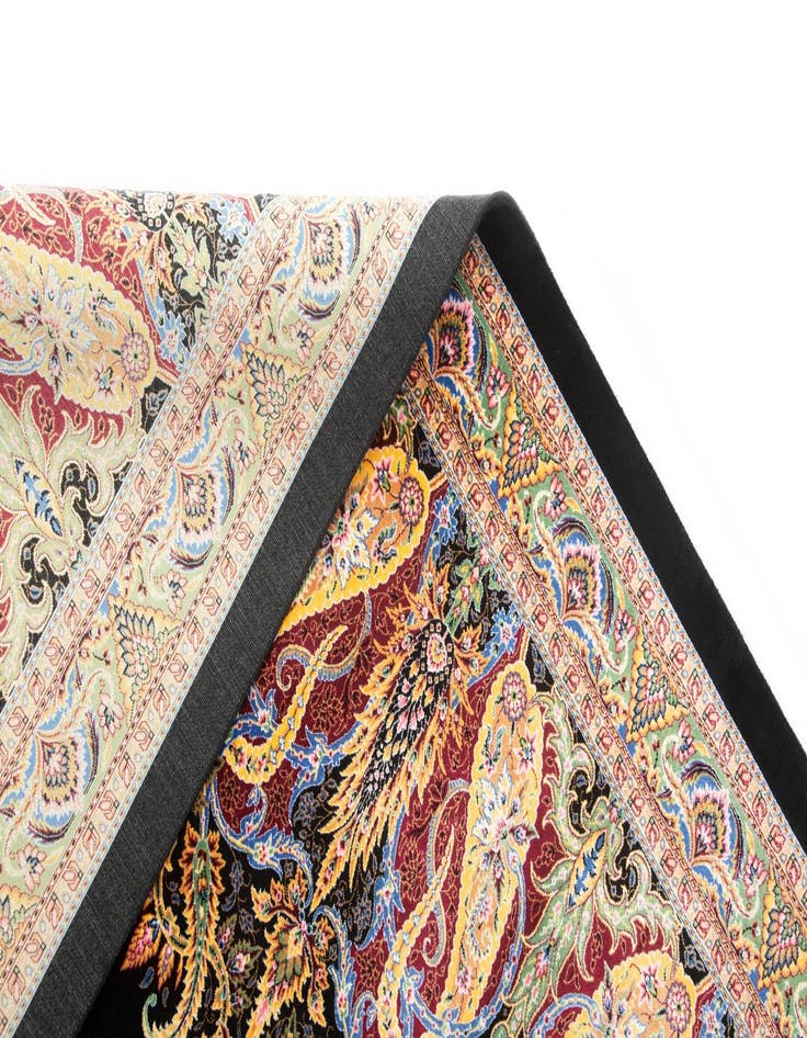 Detail image of  6' 7 x 6' 7 Ghom Design Square Rug