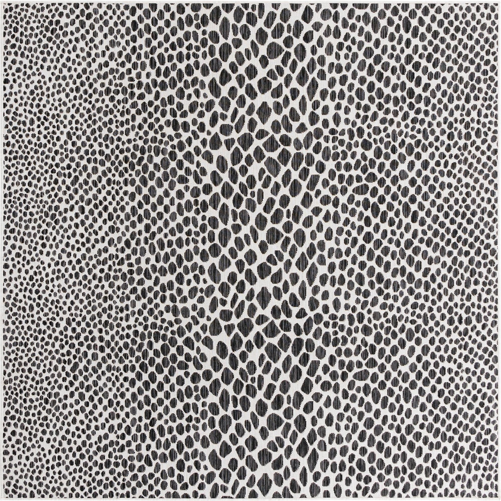  7' 10 x 7' 10  Washable Jill Zarin Cape Town Indoor / Outdoor Square Rug