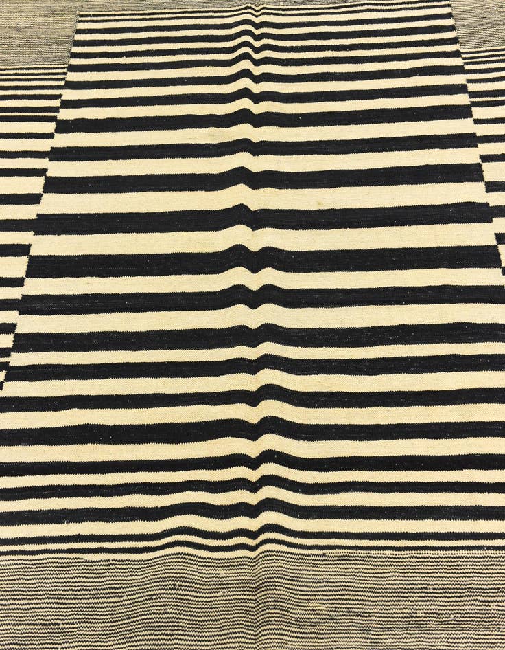 Detail image of  6' 4 x 7' 7  Hand Woven Kilim Modern Wool Square Rug