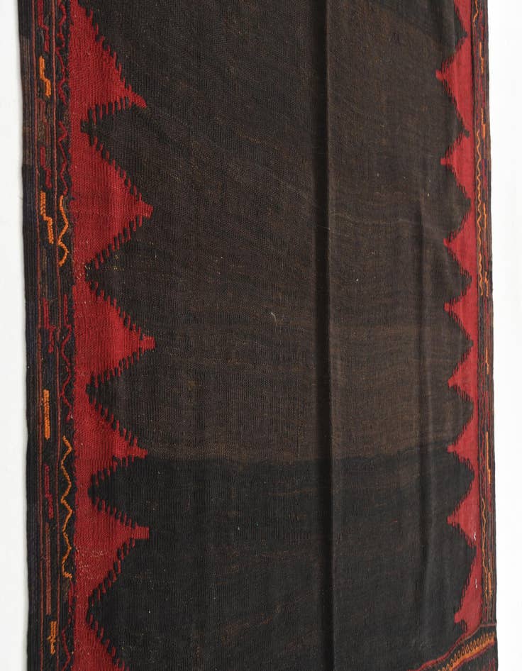 Detail image of  3' 10 x 4' 2  Hand Woven Kilim Modern Wool Square Rug