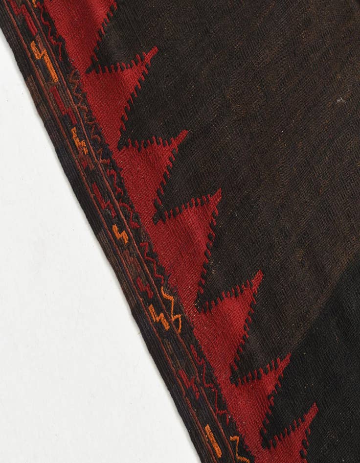 Detail image of  3' 10 x 4' 2  Hand Woven Kilim Modern Wool Square Rug