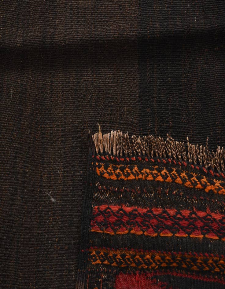 Detail image of  3' 10 x 4' 2  Hand Woven Kilim Modern Wool Square Rug