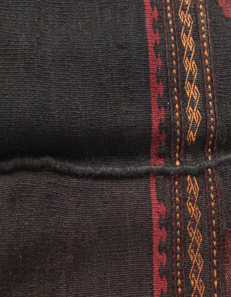 Detail image of  3' 9 x 4' 3  Hand Woven Kilim Modern Wool Square Rug