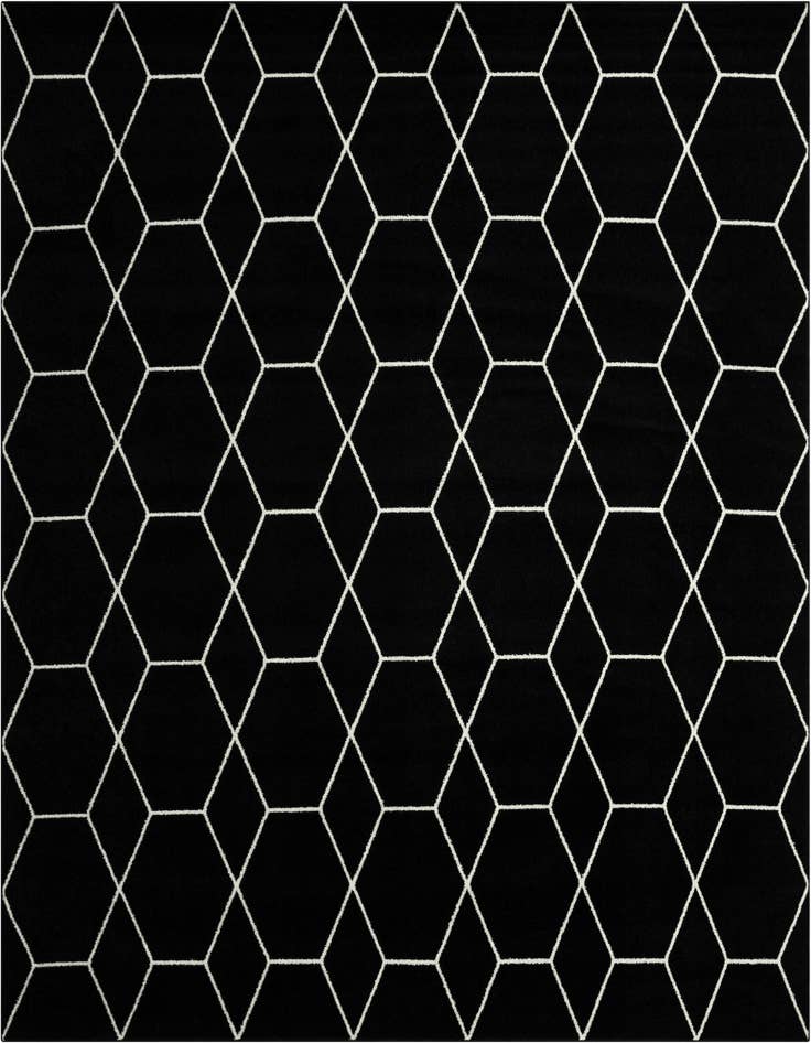 Detail image of  12' x 12' Lattice Frieze Square Rug