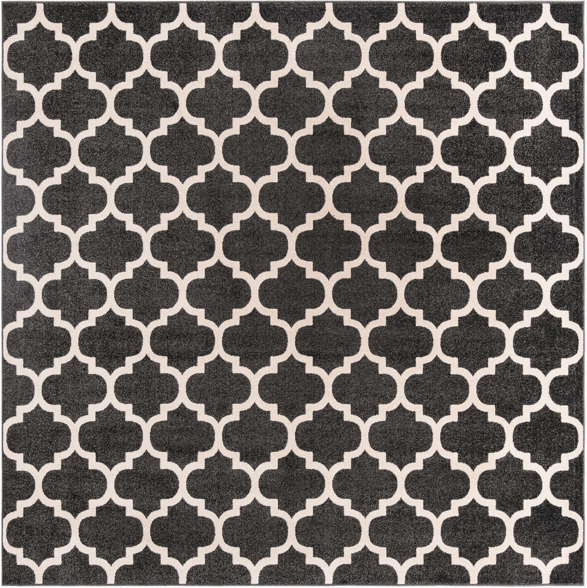 Primary image  10' x 10' Lattice Square Rug