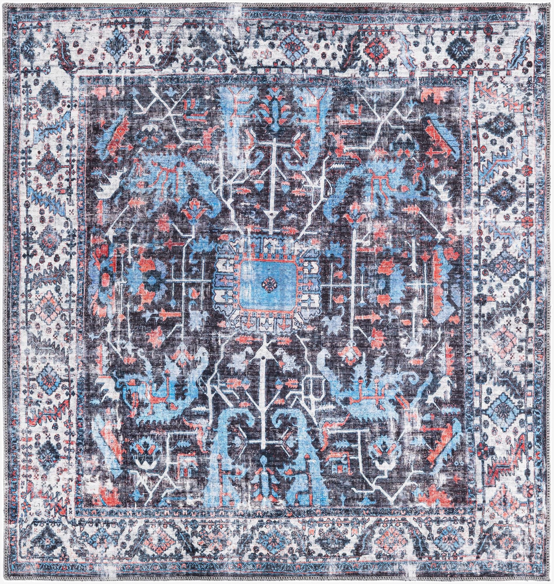  5' 3 x 5' 3  Washable Mangata Square Rug