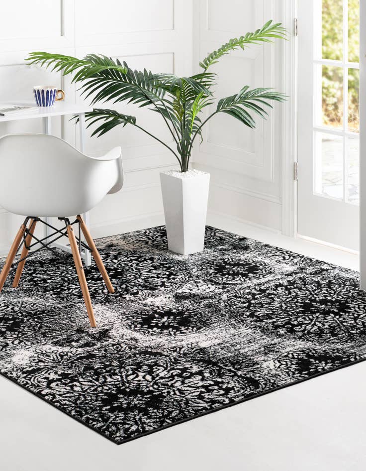 Detail image of 6' x 6' Monte Carlo Square Rug