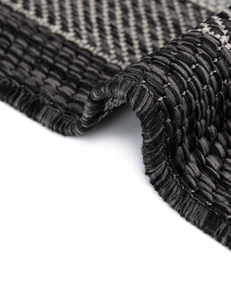 Detail image of  13' x 13'  Washable Border Indoor / Outdoor Square Rug