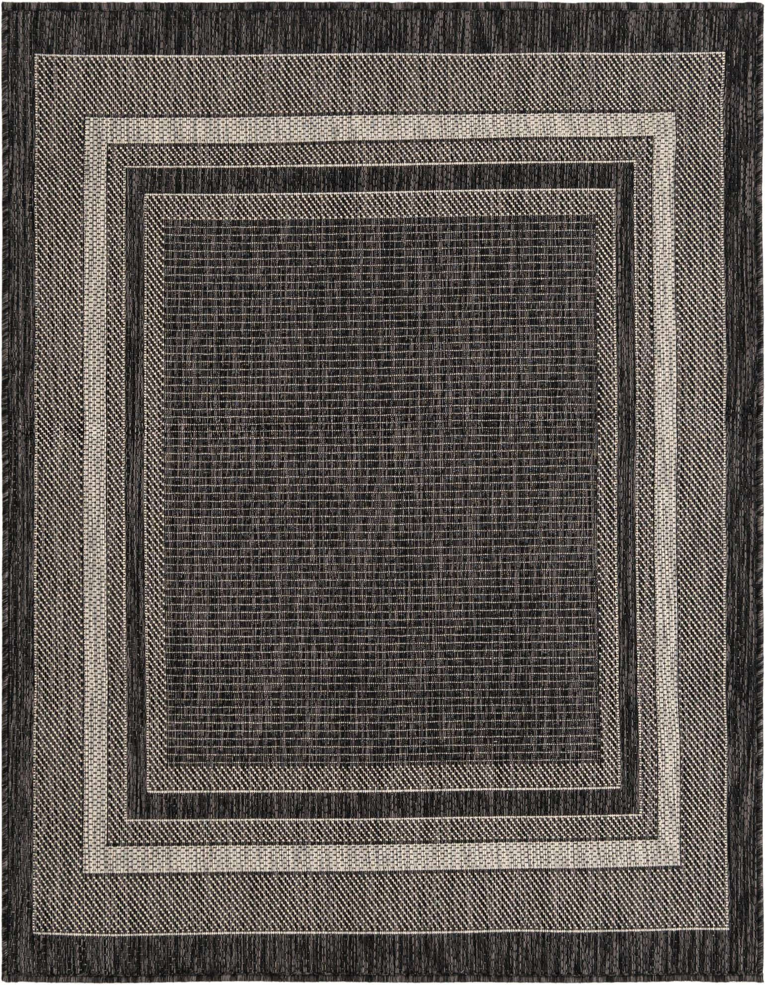 Primary image  4' x 4'  Washable Border Indoor / Outdoor Square Rug