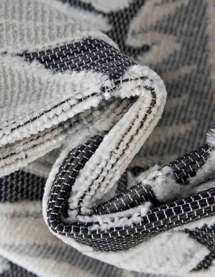 Detail image of  8' 2 x 8' 2  Washable Botanical Indoor / Outdoor Square Rug