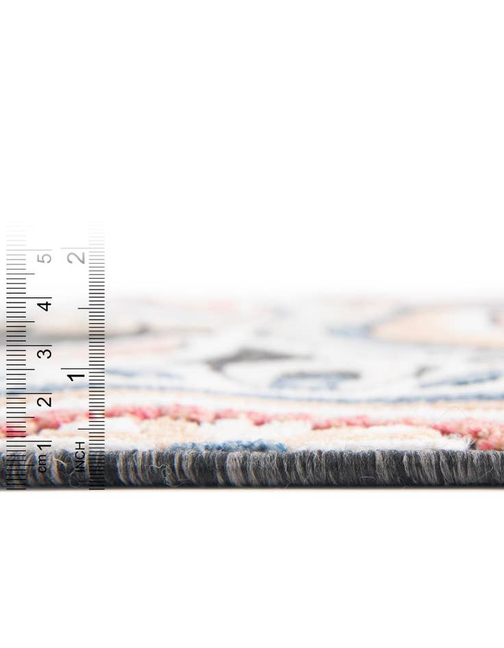 Detail image of  8' 2 x 8' 2  Washable Botanical Indoor / Outdoor Square Rug