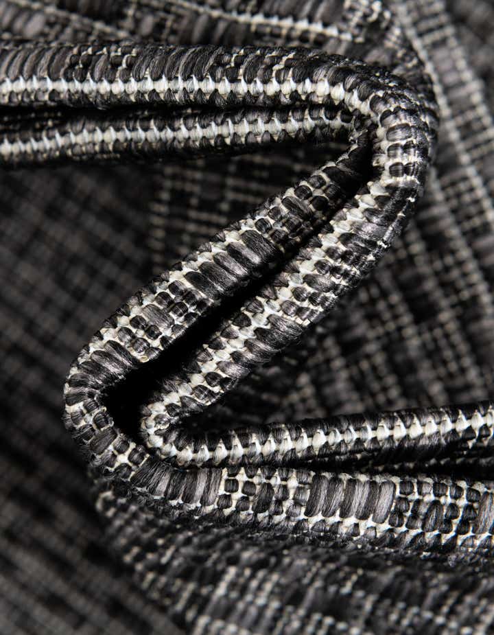 Black 12' x 12' Solid Indoor / Outdoor Square Rug | Rugs.com