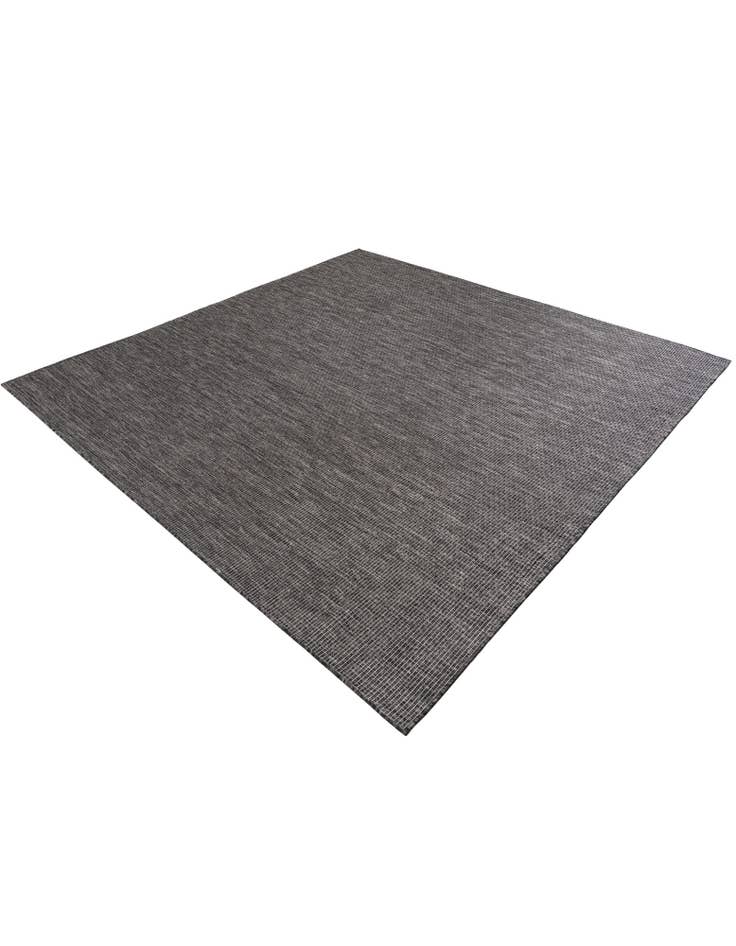 Detail image of  7' 10 x 7' 10  Washable Solid Indoor / Outdoor Square Rug