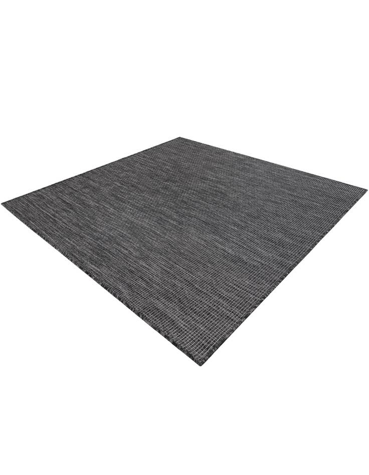 Detail image of  5' 3 x 5' 3  Washable Solid Indoor / Outdoor Square Rug