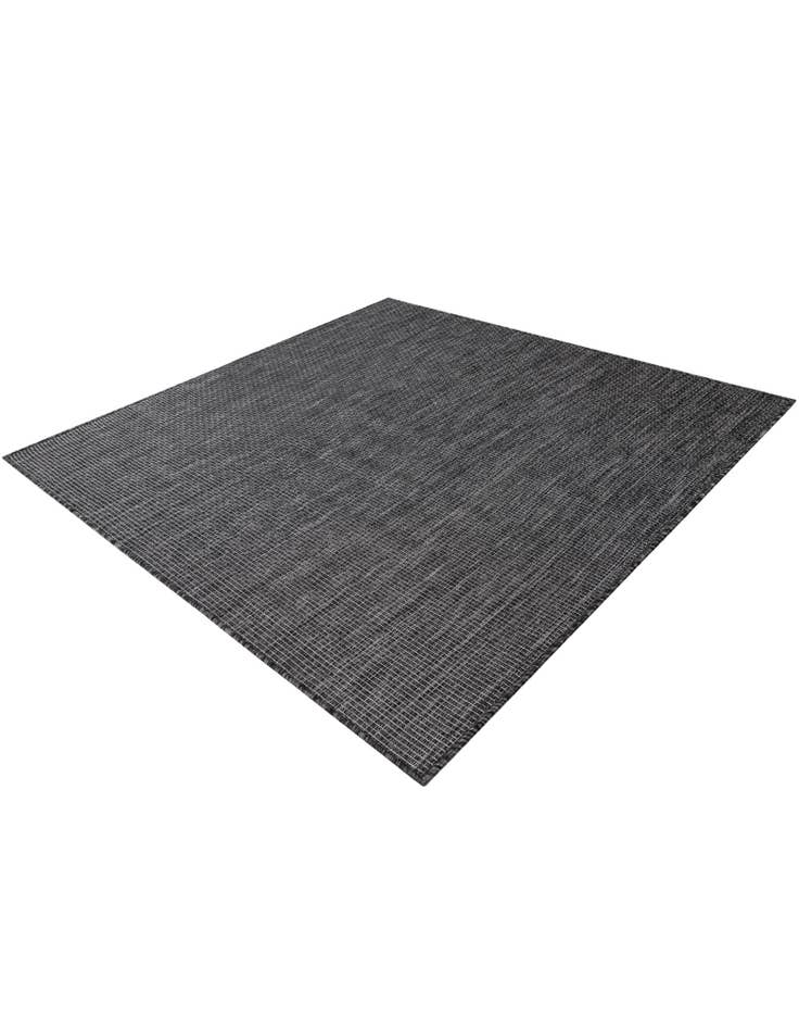 Detail image of  5' 3 x 5' 3  Washable Solid Indoor / Outdoor Square Rug