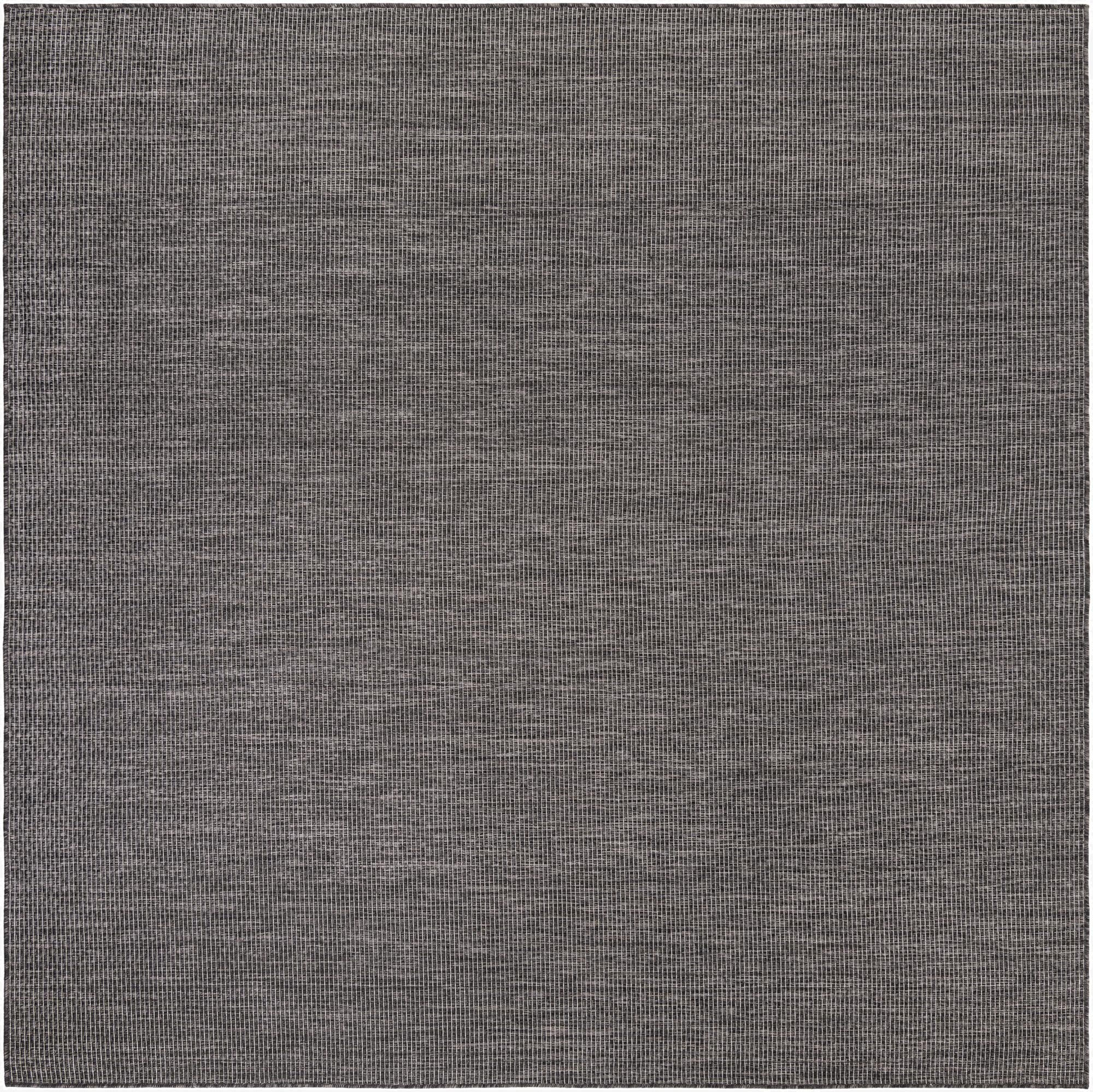  7' 10 x 7' 10  Washable Solid Indoor / Outdoor Square Rug