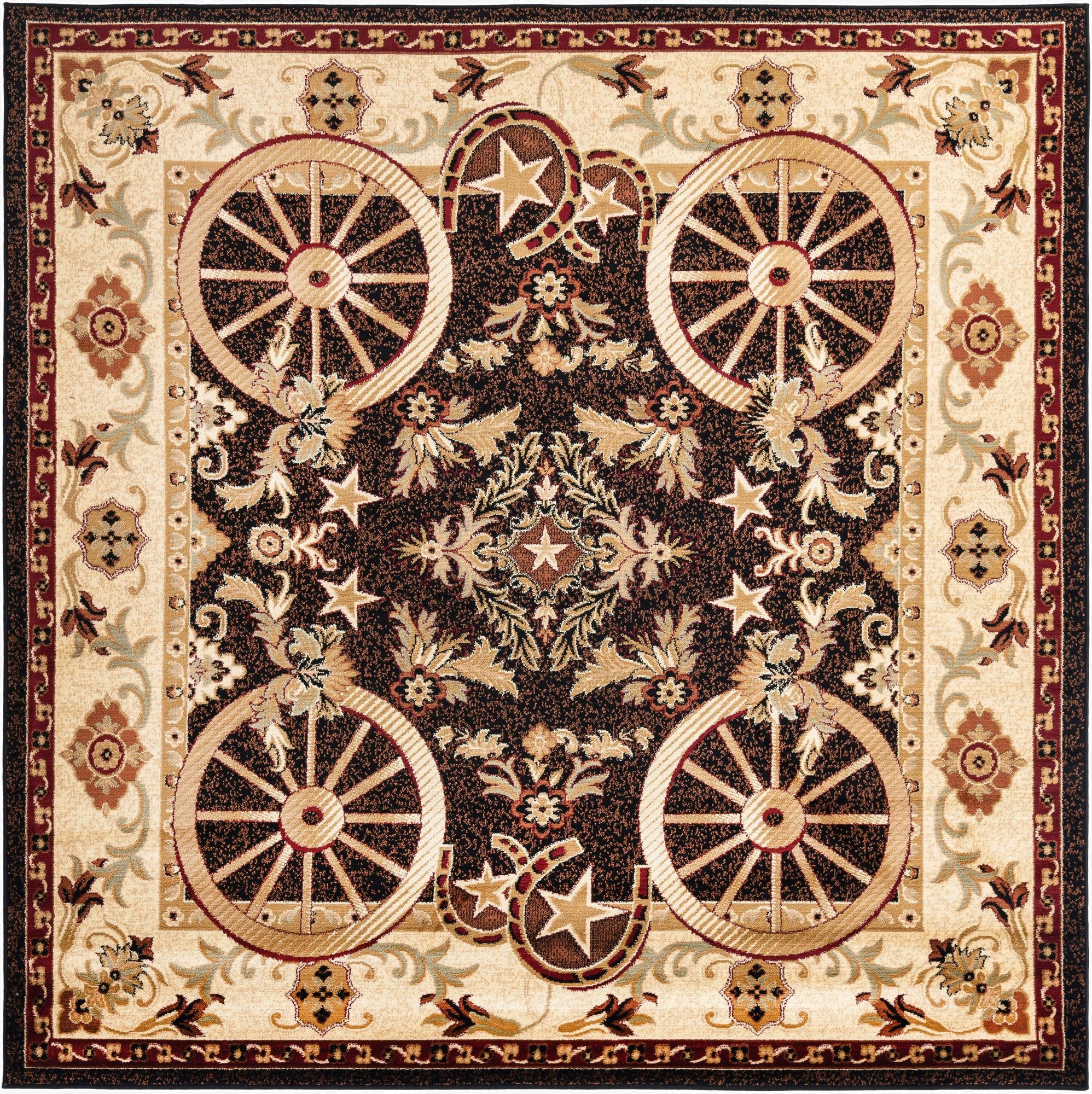  7' 10 x 7' 10 Pioneer Square Rug