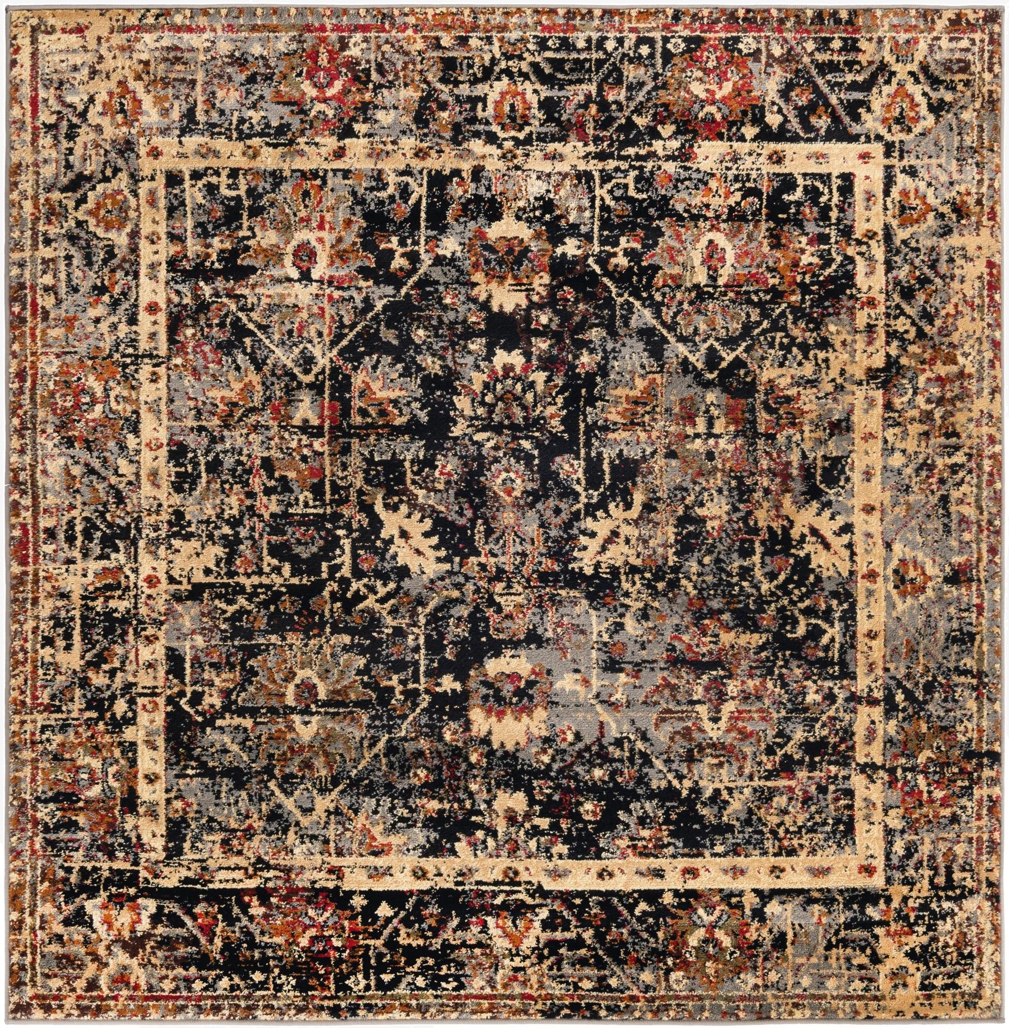  5' 3 x 5' 3 Saturn Square Rug